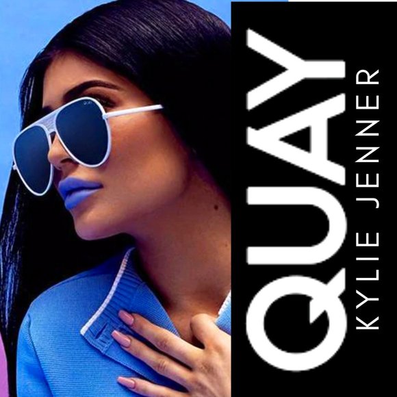 Quay Australia Accessories - QUAY X KYLIE ICONIC AVIATOR WHITE SUNGLASSES - LIMITED EDITION - RARE - NEW